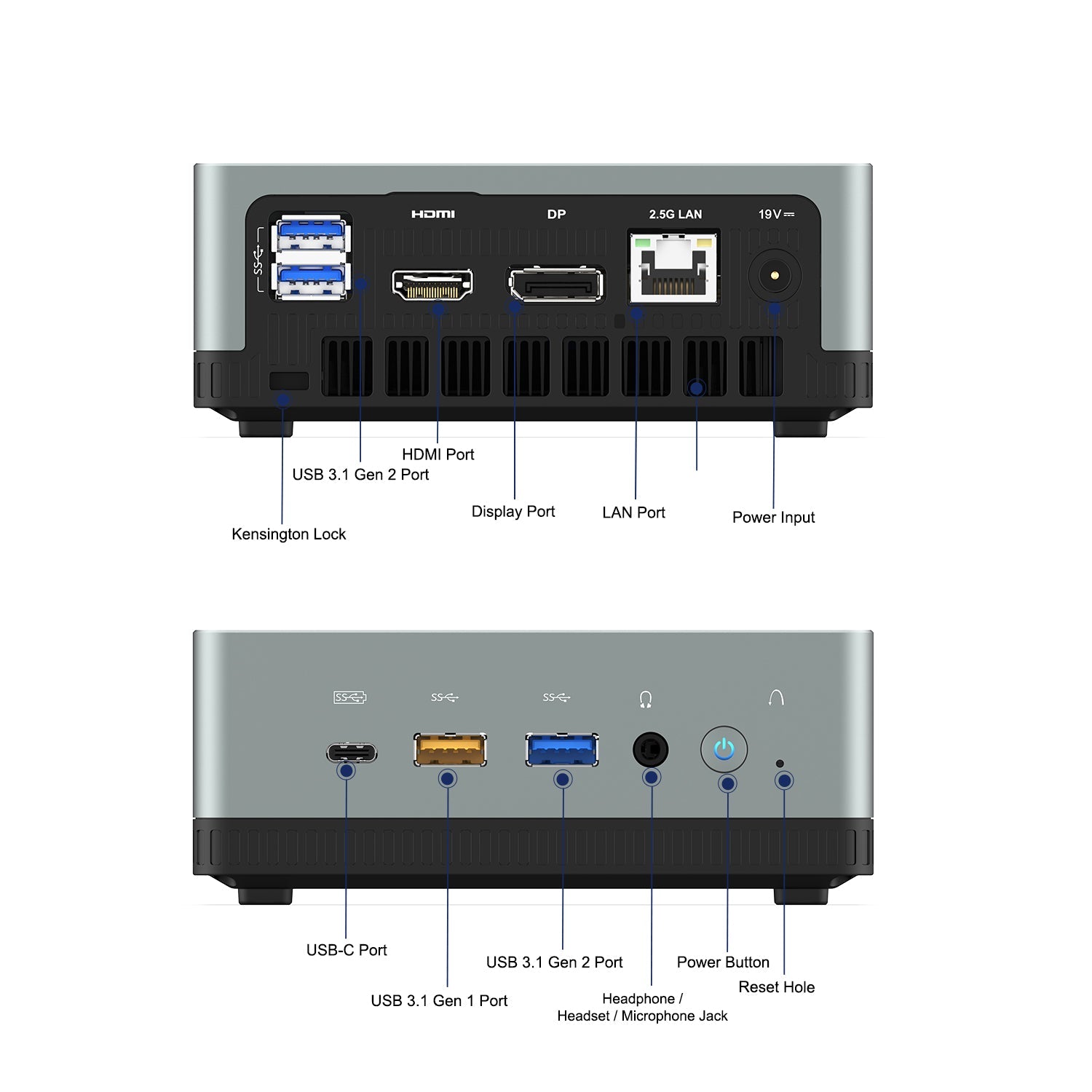 Minisforum Deskmini UM350 AMD Ryzen 5 3550H Mini PC