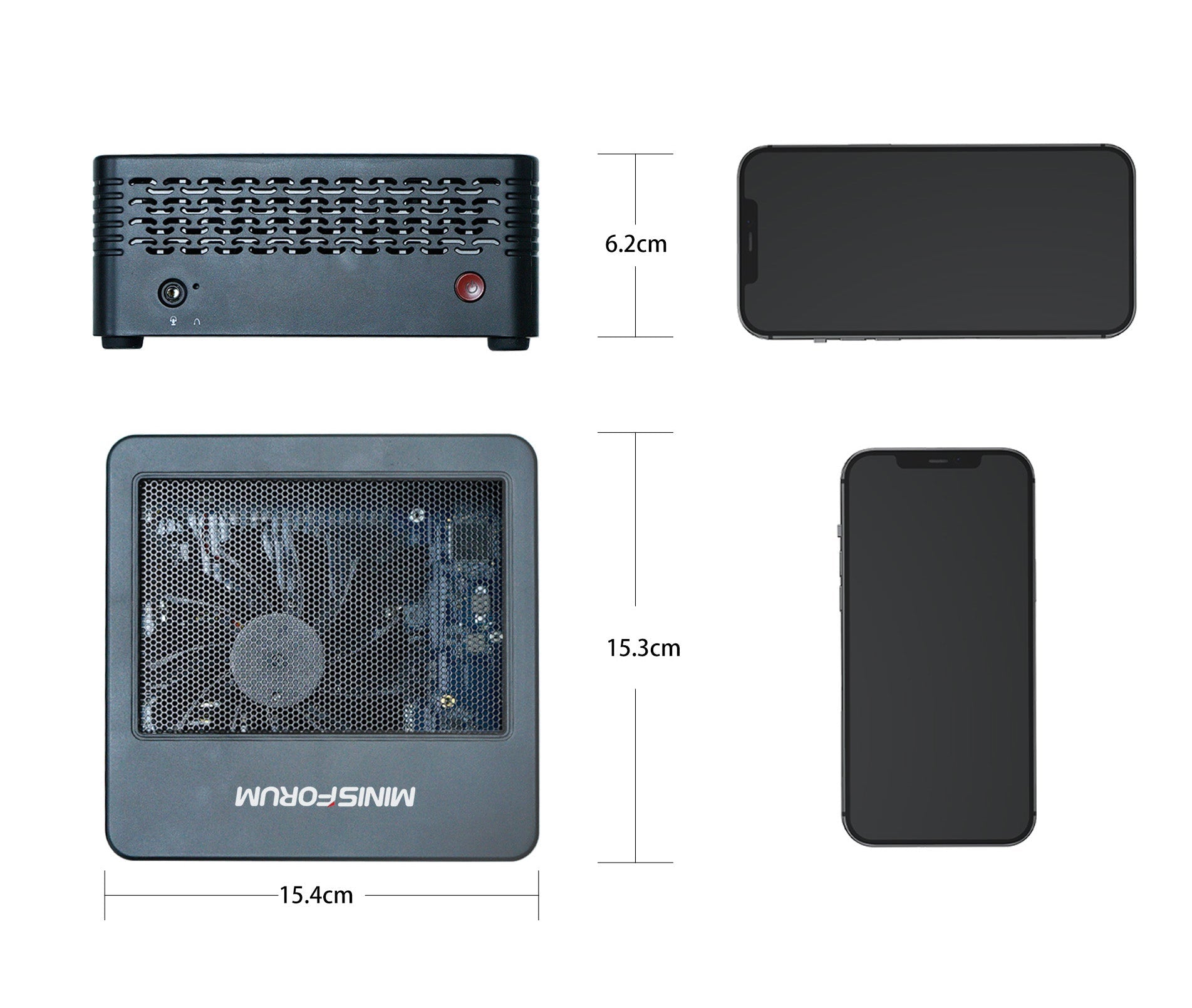 Minisforum X500-5700G Mini PC AMD Ryzen 7 5700G